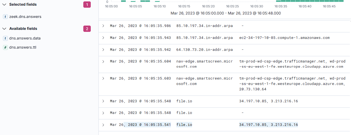 dns.answers.data resolving the file.io hosting IPs