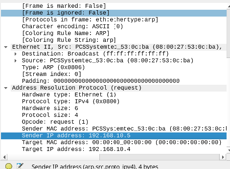 Tracing the attacker MAC back to its original IP